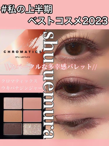 クロマティックス ウキバナジンジャー/shu uemura/アイシャドウパレットを使ったクチコミ（1枚目）