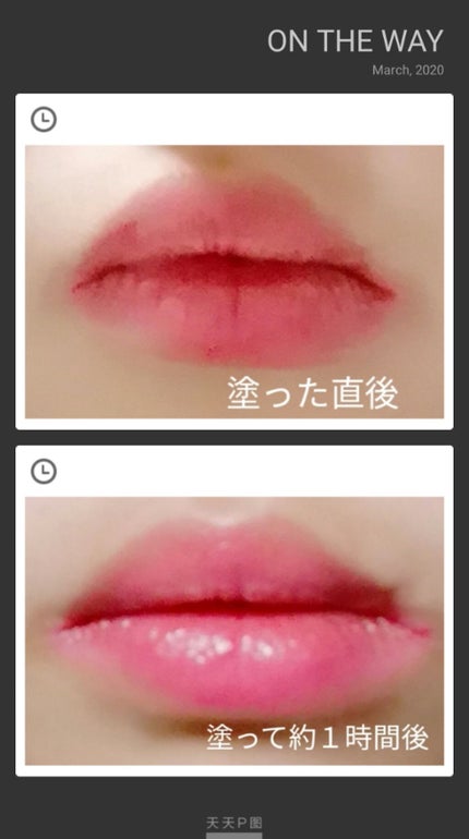 ステイオンバームルージュ/キャンメイク/口紅を使ったクチコミ(4枚目)