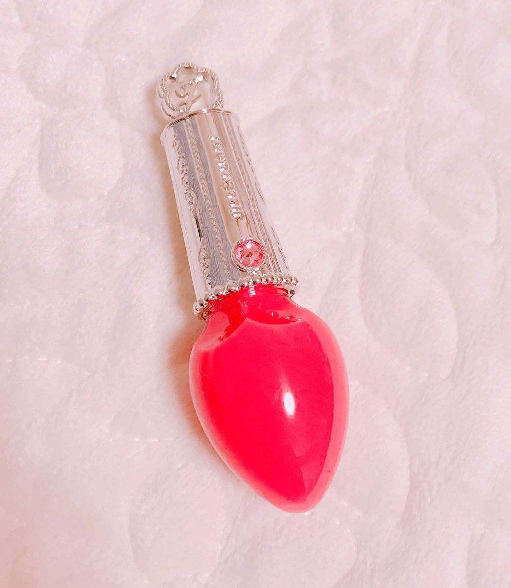 フォーエヴァージューシー オイルルージュ グロウ 01 fortune strawberry/JILL STUART/口紅を使ったクチコミ（1枚目）