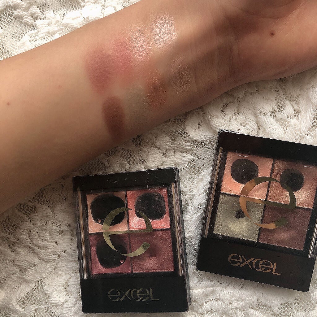 リアルクローズシャドウ/excel/アイシャドウパレットを使ったクチコミ(5枚目)