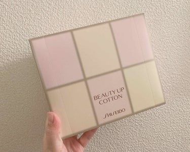 たまごちゃんです🐥 
今日は最近使用しているコットンの紹介です！

SHISEIDO ビューティーアップコットン F
…★★★★★

こちらは近くのドラッグストアで購入しました。
価格も300円ちょっと