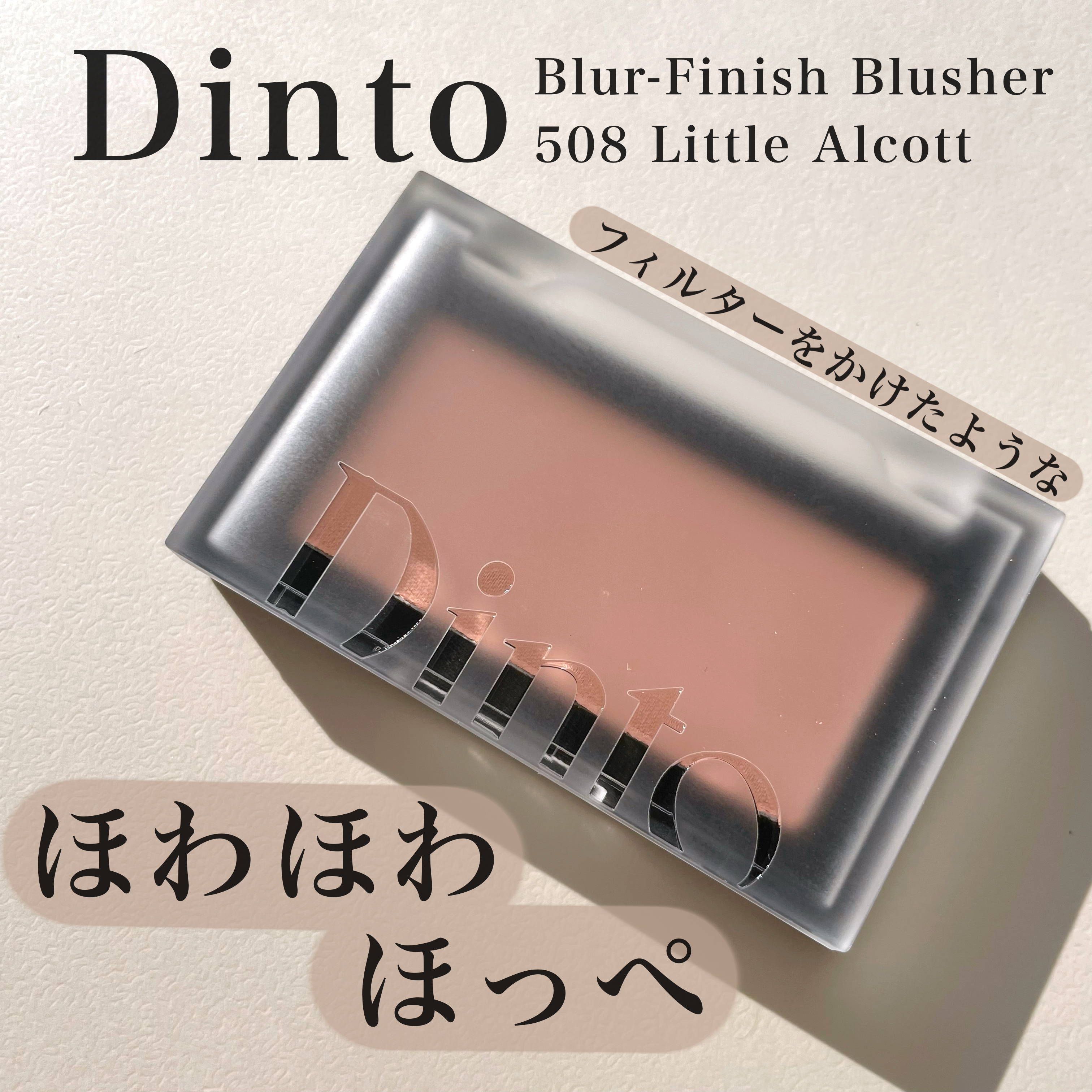 ブラーフィニシュブラッシャー/Dinto/パウダーチークを使ったクチコミ（1枚目）