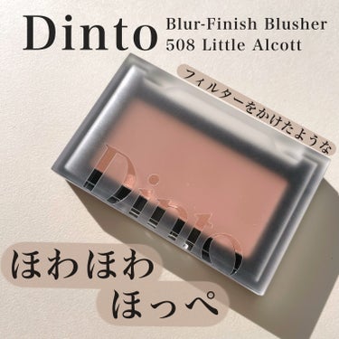 Dinto
Blur-Finish Blusher
508 Little Alcott

こちらはDinto様に
ご提供いただきました！
ありがとうございます🙇‍♀️💓

Blur-Finish Blu