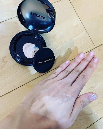 V3 エキサイティングファンデーション/SPICARE/クッションファンデーションを使ったクチコミ(1枚目)