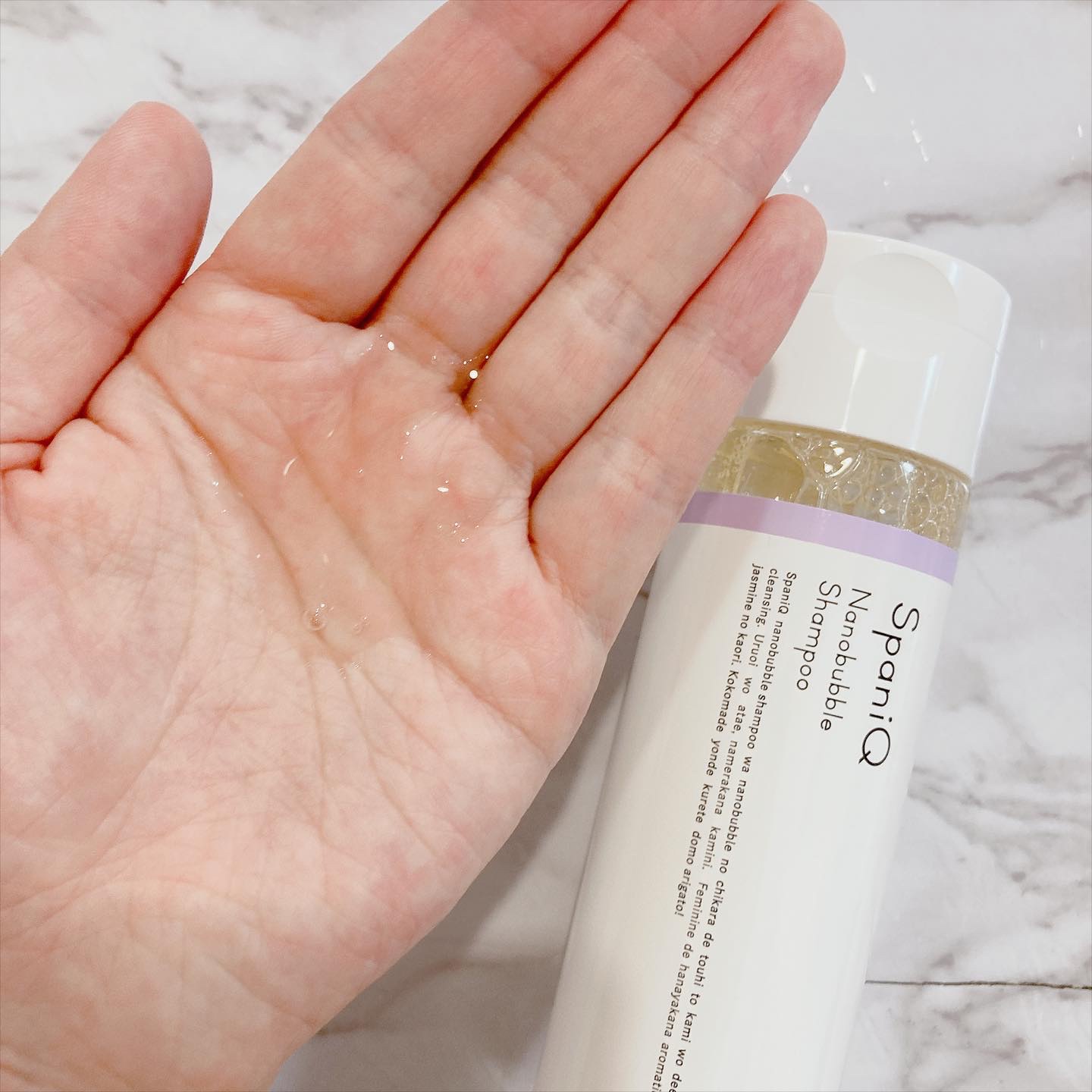 ナノグロストリートメント/SpaniQ/洗い流すヘアトリートメントを使ったクチコミ（2枚目）