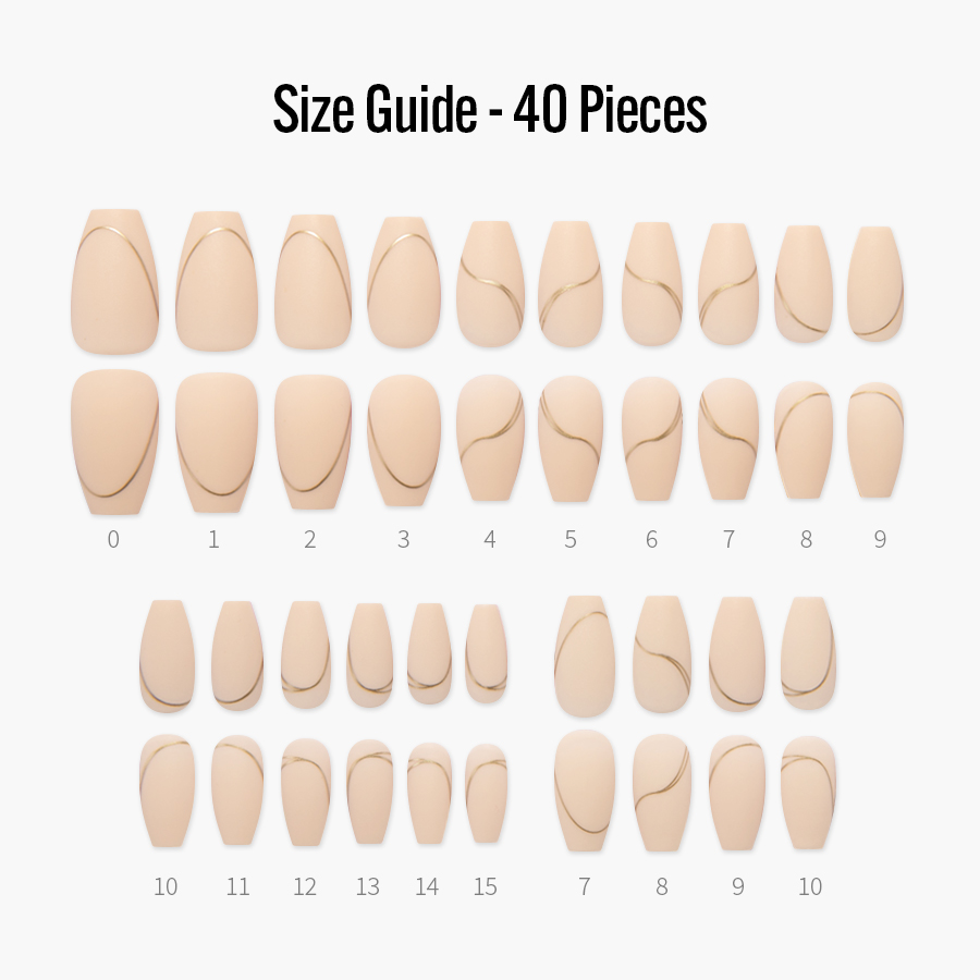 ネイルチップ(シールタイプ) ローキー(Low-Key)