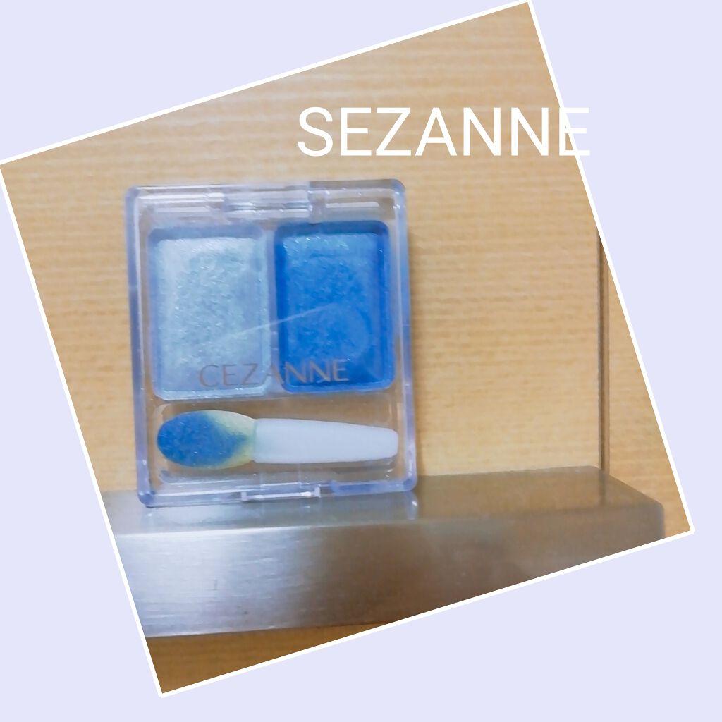 ツーカラー アイシャドウ ラメシリーズ/CEZANNE/アイシャドウパレットを使ったクチコミ（1枚目）