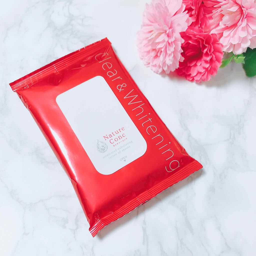 ネイチャーコンク 薬用 ふきとり化粧水シート/ネイチャーコンク/トナーパッドを使ったクチコミ（2枚目）