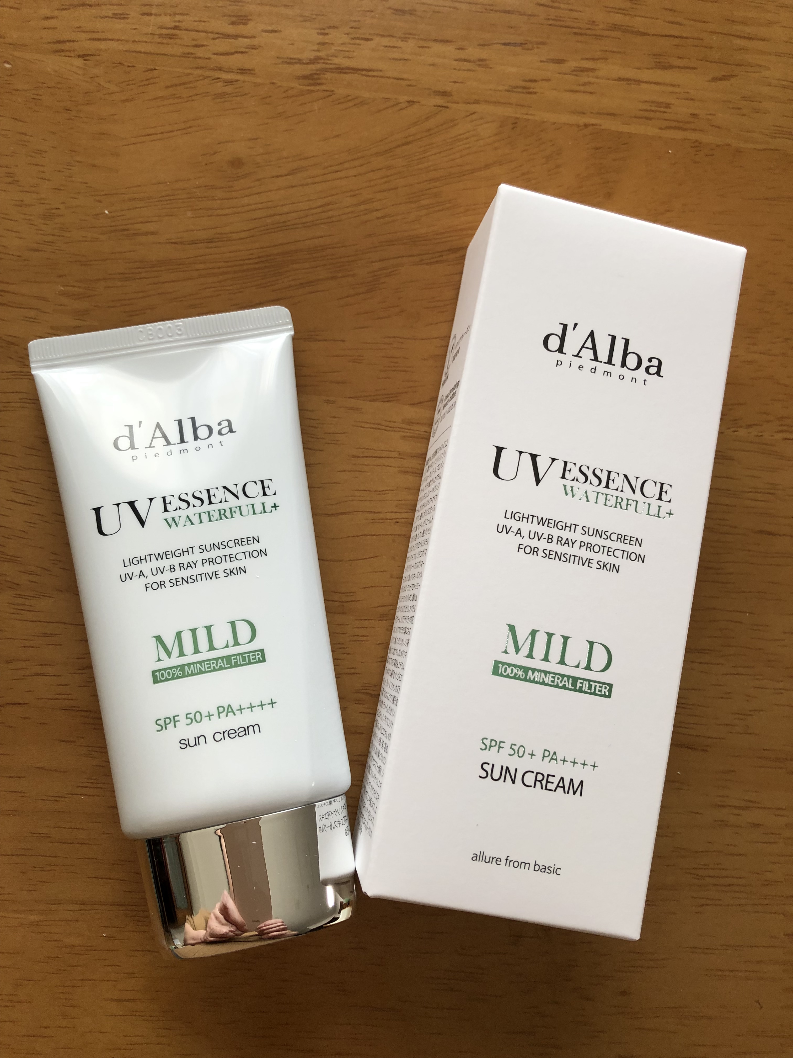 ウォータフルマイルドサンクリーム/ダルバ/日焼け止めクリームを使ったクチコミ（1枚目）