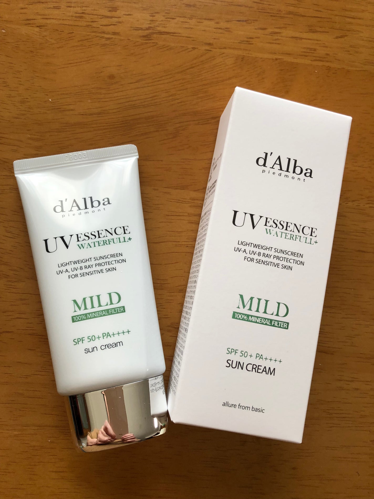 ウォータフルマイルドサンクリーム/ダルバ/日焼け止めクリームを使ったクチコミ(1枚目)