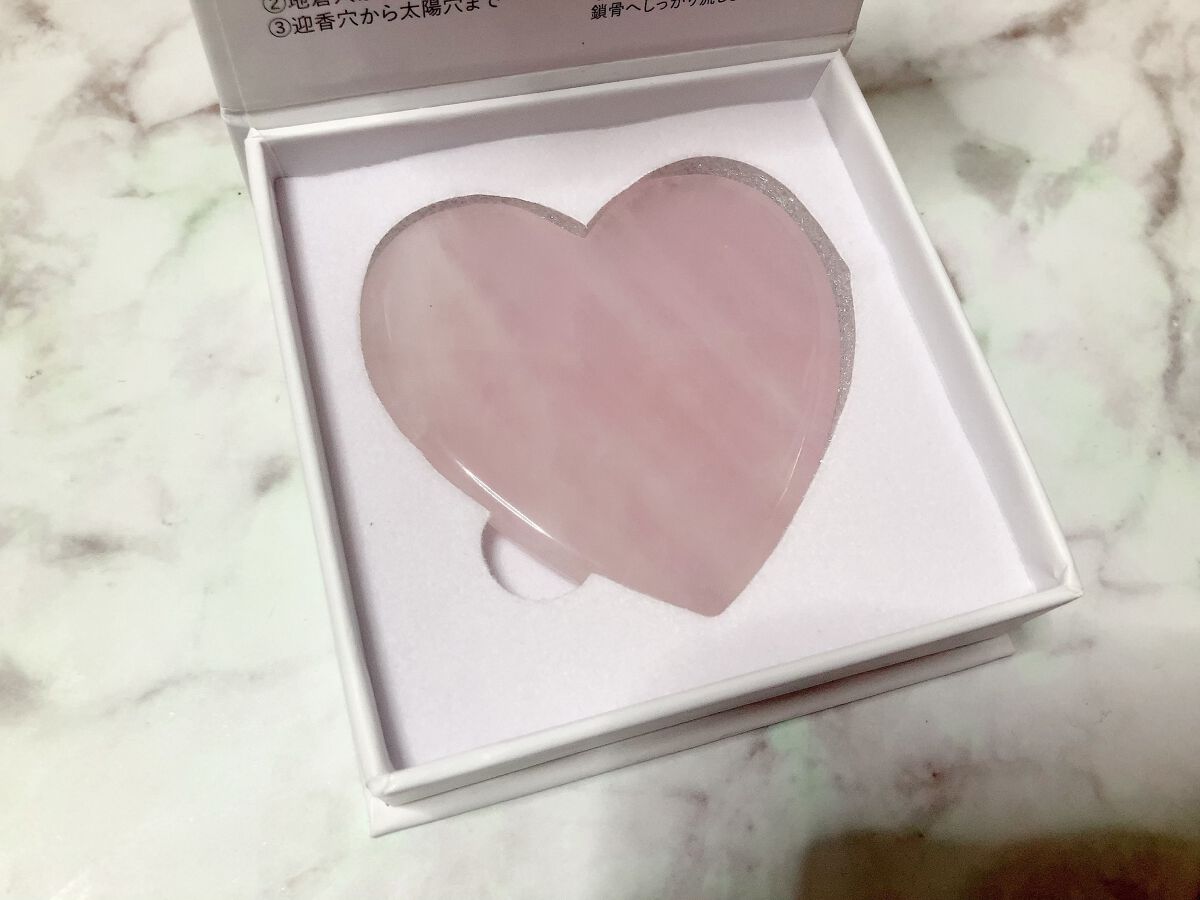 ローズクォーツ美顔プレート/SEA ESSENCE/美顔器・マッサージを使ったクチコミ(2枚目)