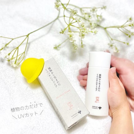 植物から生まれたミツバチUVミルク/アピセラピーコスメティクス/日焼け止めミルクを使ったクチコミ(1枚目)