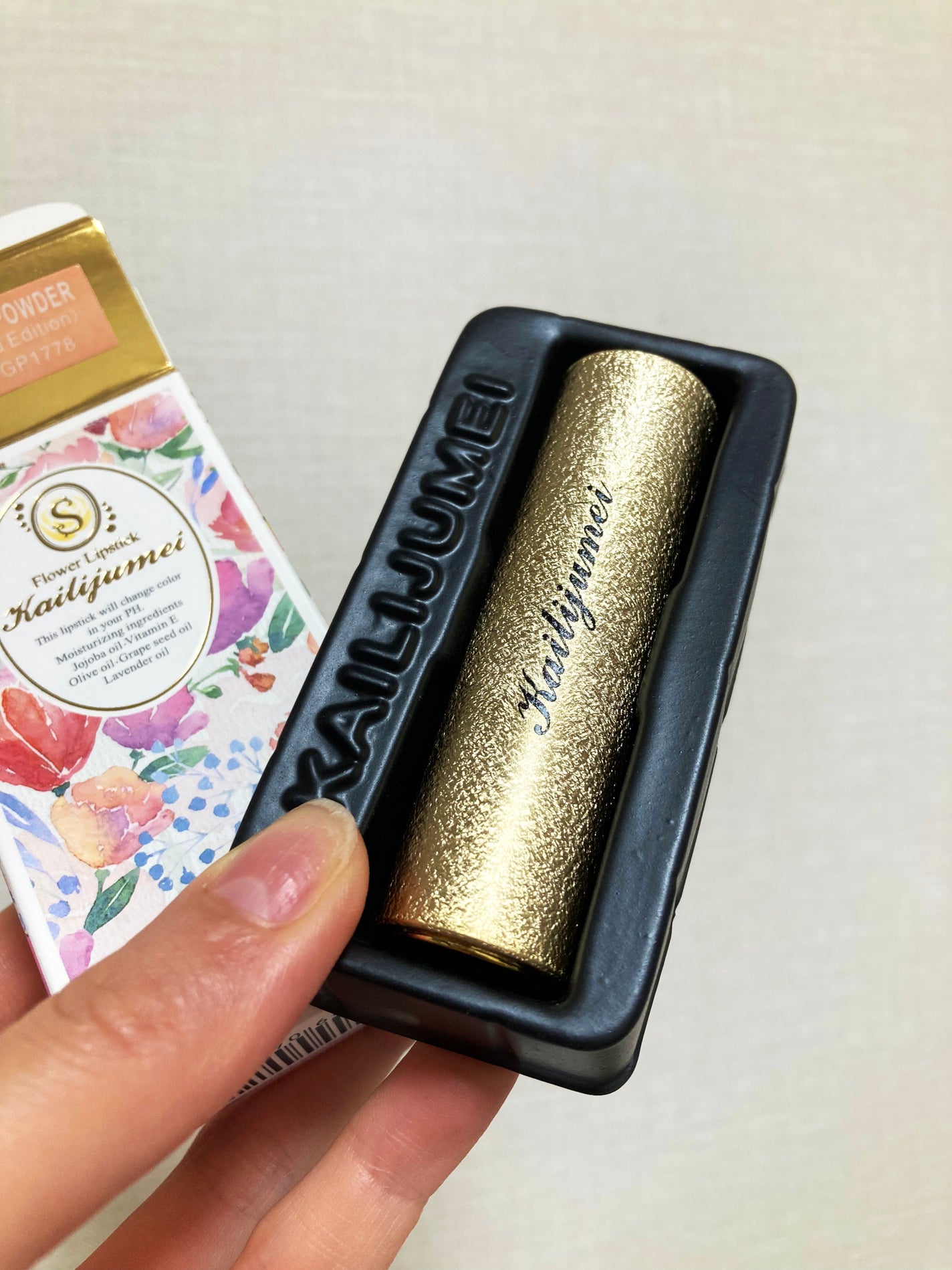 Kailijumei フラワーリップ 日本限定モデル/Kailijumei/口紅を使ったクチコミ(3枚目)