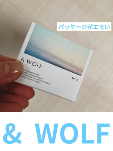 ◇&  WOLF◇

これ、N organic から生まれた
ブランドなんです！
つまり、肌にやさしいってこと◎

・スリーサムデザイニングアイカラー
     randeboo

まずはパッケージに惹