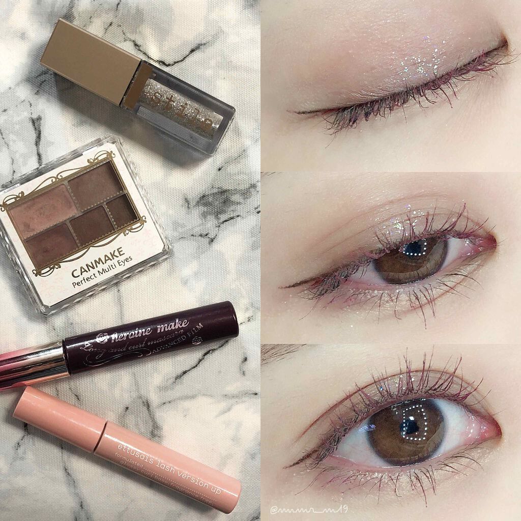 グリッター&グロウ リキッドアイシャドウ/stila/グリッターを使ったクチコミ（1枚目）