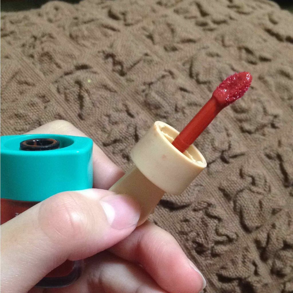 ディアダーリン ウォータージェルティント （アイスティント）/ETUDE/口紅を使ったクチコミ（3枚目）