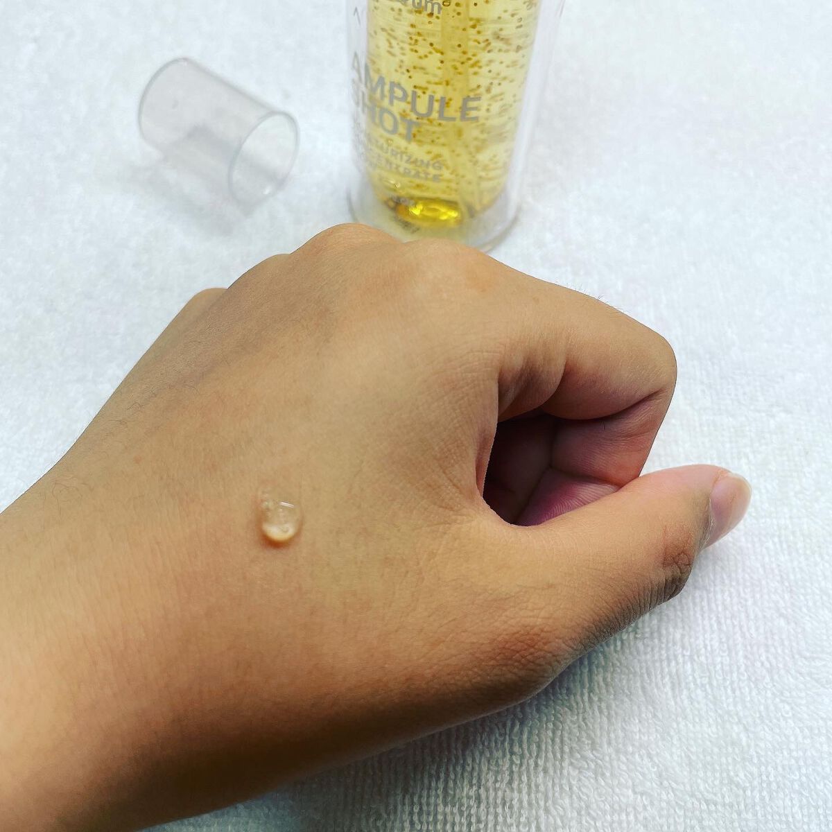 モイスチャーライジング コンセントレートグロウ セラム/AMPULE SHOT/美容液を使ったクチコミ(4枚目)