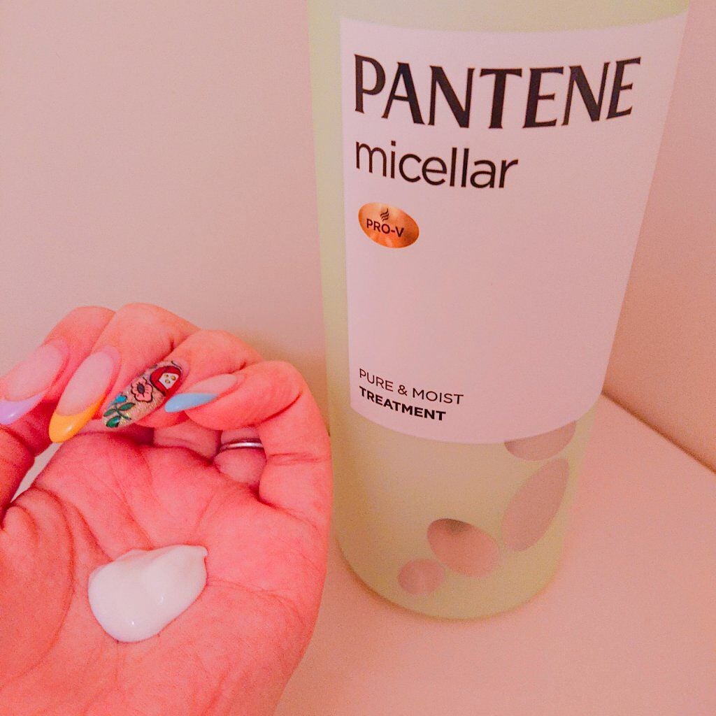 PRO-V ミセラー ピュア&モイスト ノンシリコンシャンプー/トリートメント/パンテーン/市販シャンプーを使ったクチコミ(2枚目)