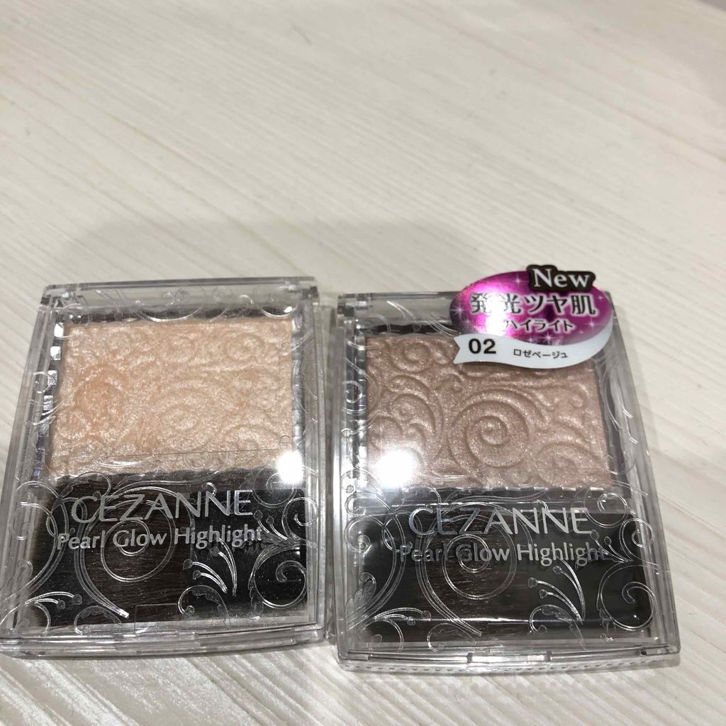 パールグロウハイライト/CEZANNE/パウダーハイライトを使ったクチコミ(1枚目)