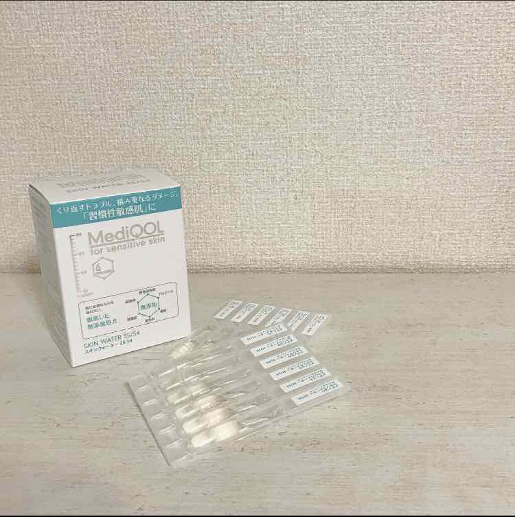 メディコル スキンウォーター 35/54/ナノエッグ/化粧水を使ったクチコミ（1枚目）