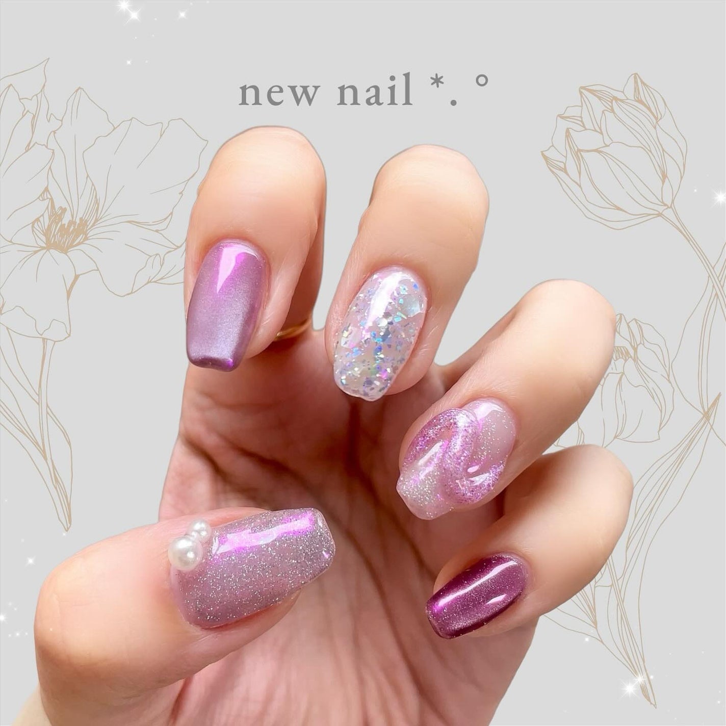 ラベンダージェル/NAILTOWN/ジェルネイルを使ったクチコミ(1枚目)