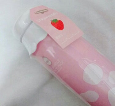 MILK BUBBLE ESSENCE PACK ＃STRAWBERRY/G9SKIN/美容液を使ったクチコミ（1枚目）