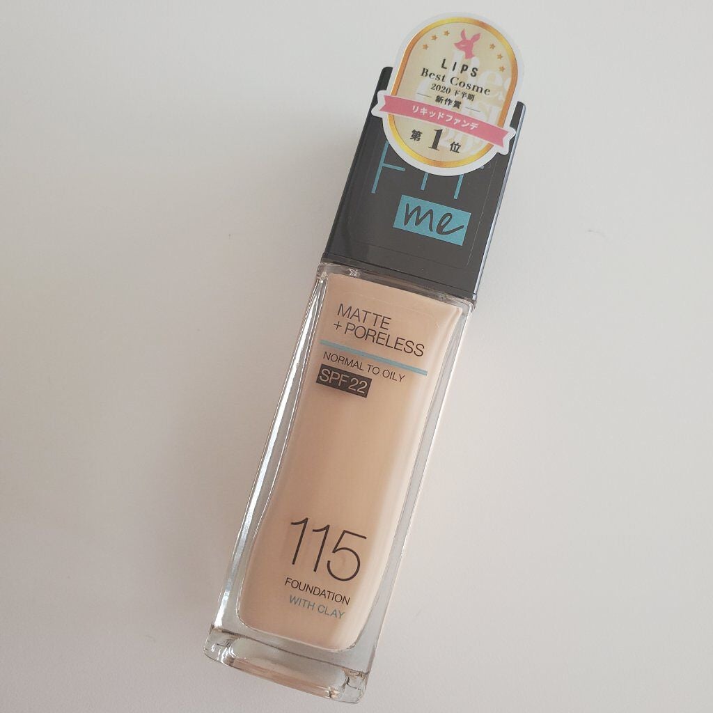 フィットミー リキッドファンデーション R/MAYBELLINE NEW YORK/リキッドファンデーションを使ったクチコミ(1枚目)