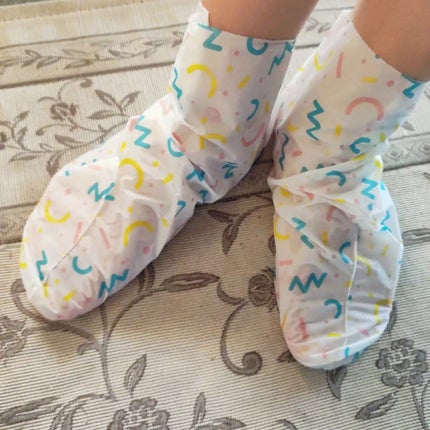 シルキーココナッツオイルフットマスク /MADFORCOS/レッグ・フットケアを使ったクチコミ(2枚目)