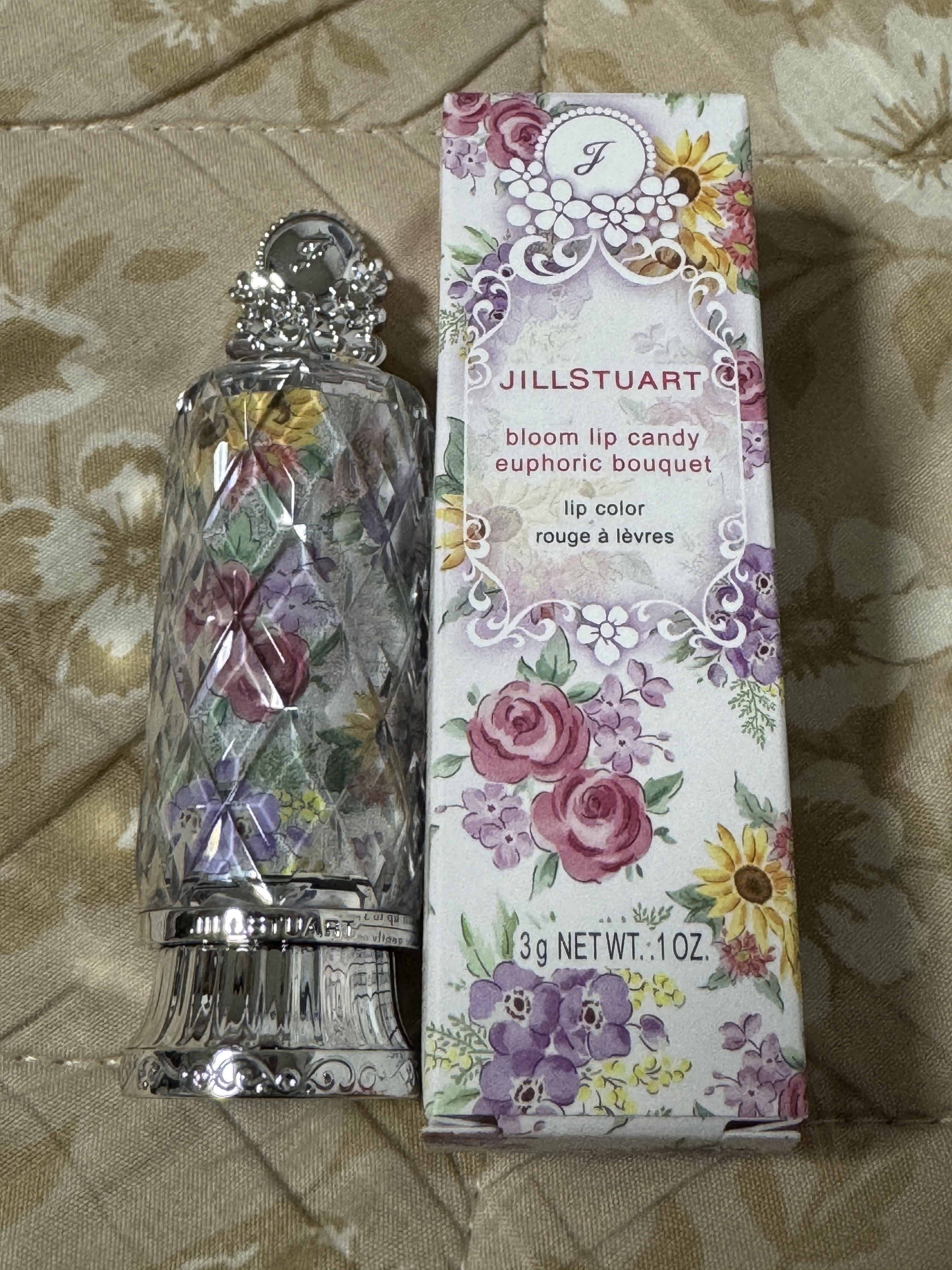 ジルスチュアート ブルーム リップ キャンディ ユーフォリックブーケ 103 glow euphoric bouquet/JILL STUART/口紅を使ったクチコミ（2枚目）