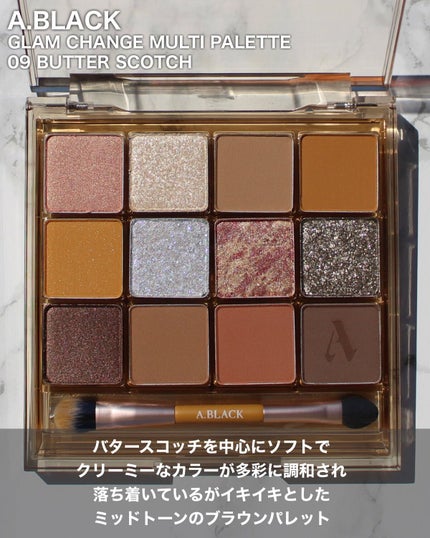 グラムチェンジマルチパレット/A.BLACK/マルチパレットを使ったクチコミ(2枚目)