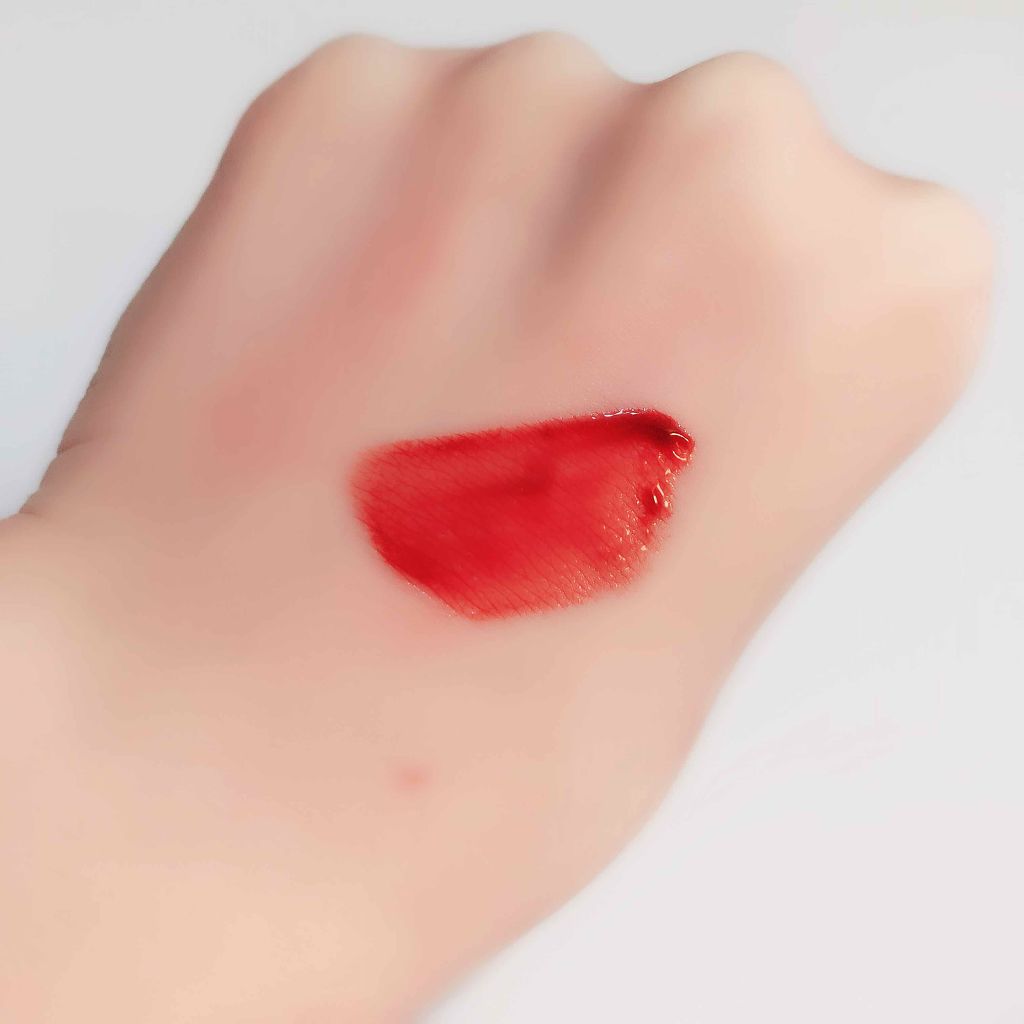 ディアダーリン ウォータージェルティント （アイスティント）/ETUDE/口紅を使ったクチコミ（2枚目）