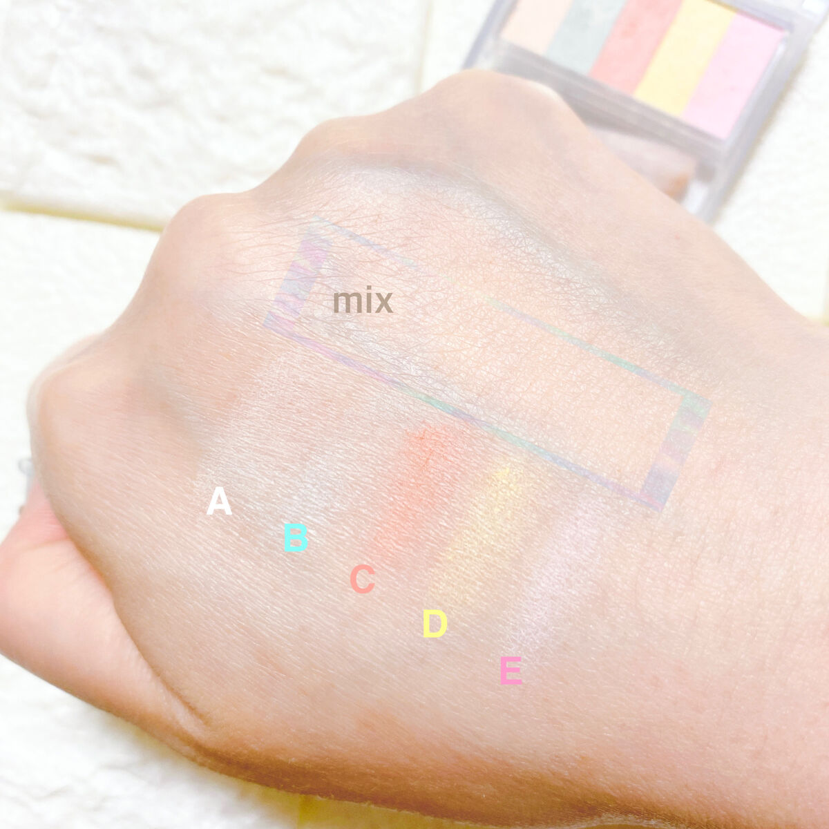 パステルヴェールコンシーラー/キャンメイク/パレットコンシーラーを使ったクチコミ（2枚目）