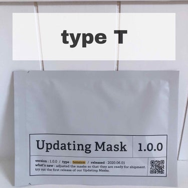 Updating Mask 1.0.0 Type T（毛穴対策）／tension 1セット5枚入り/meol/シートマスク・パックを使ったクチコミ（1枚目）