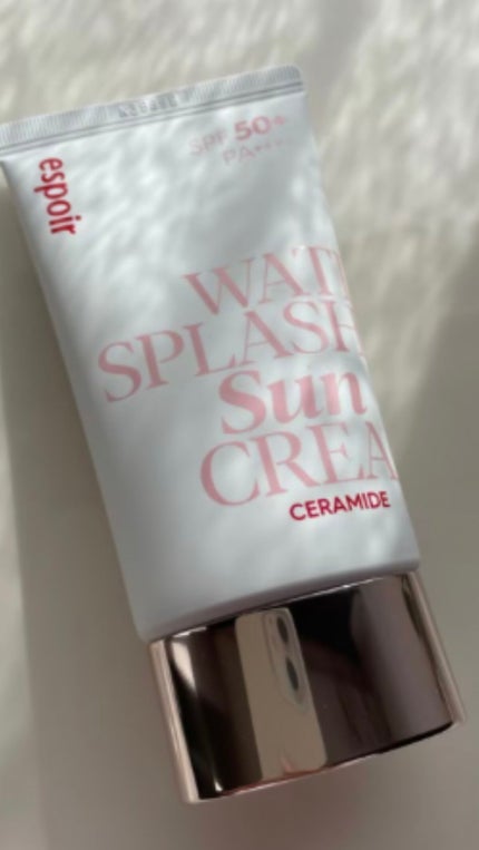 ウォータースプラッシュサンクリーム セラミド/espoir/日焼け止めクリームを使ったクチコミ(2枚目)