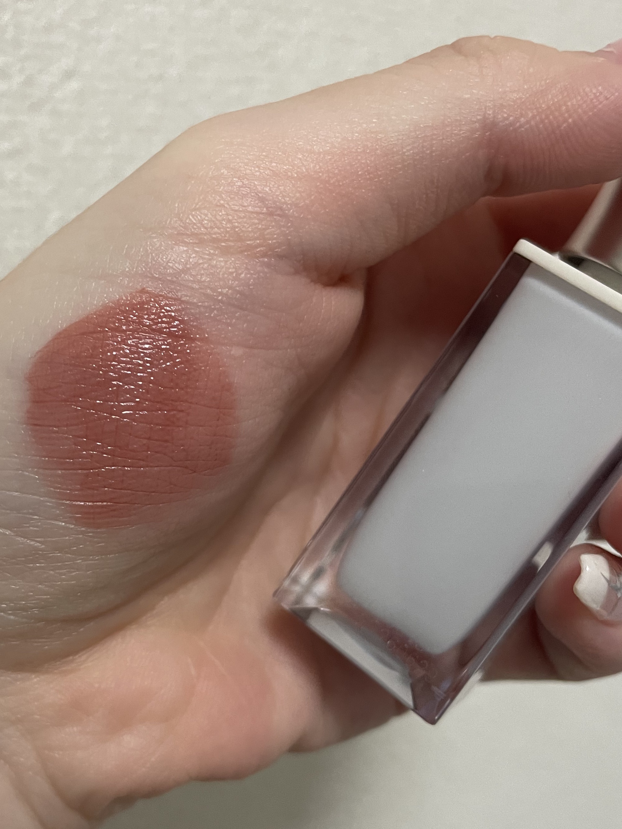 ウォータリーフィルムティント 725L 早熟紫芋/Joocyee/リップグロスを使ったクチコミ（2枚目）