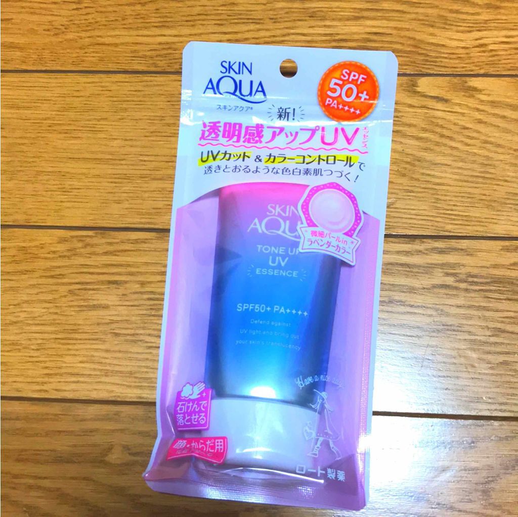 スキンアクア トーンアップUVエッセンス/スキンアクア/日焼け止めクリームを使ったクチコミ（1枚目）