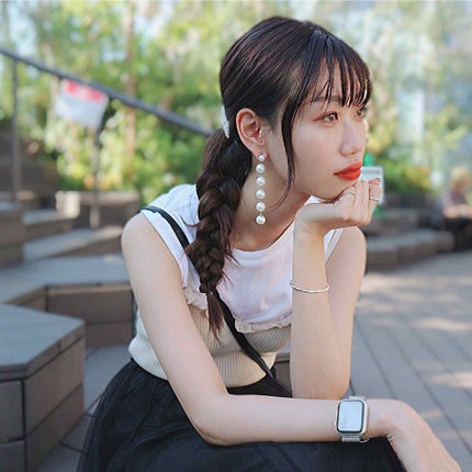 からまないゴム S ブラック/DAISO/ヘアアクセサリーを使ったクチコミ(3枚目)