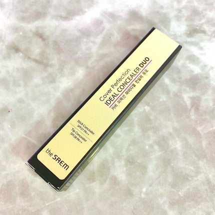カバーパーフェクション アイディールコンシーラー デュオ/the SAEM/スティックコンシーラーを使ったクチコミ(4枚目)
