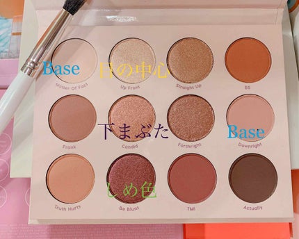 Give It To Me Straight/ColourPop/アイシャドウパレットを使ったクチコミ(3枚目)