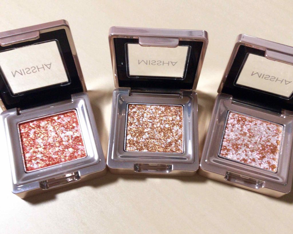 グリッタープリズム シャドウ/MISSHA/グリッターを使ったクチコミ（2枚目）