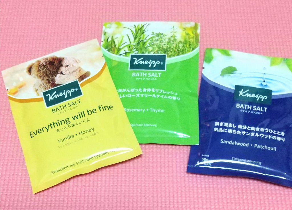 バスソルト ローズマリー＆タイムの香り/クナイプ/無機塩系入浴剤を使ったクチコミ（1枚目）