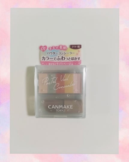 パステルヴェールコンシーラー/キャンメイク/パレットコンシーラーを使ったクチコミ(3枚目)