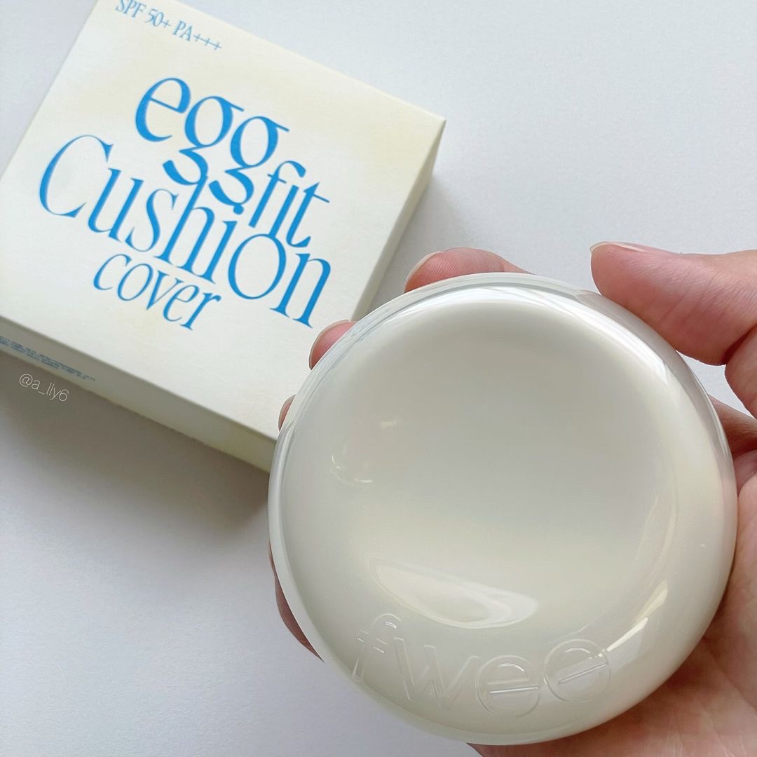 フィー クッションエッグフィットカバー/fwee/クッションファンデーションを使ったクチコミ（3枚目）