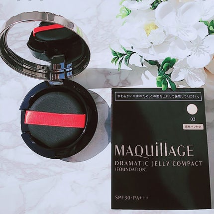 ドラマティックジェリーコンパクト/マキアージュ/クッションファンデーションを使ったクチコミ(2枚目)