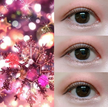 シュガー トゥインクル リキッド シャドウ/PERIPERA/リキッドアイシャドウを使ったクチコミ(3枚目)