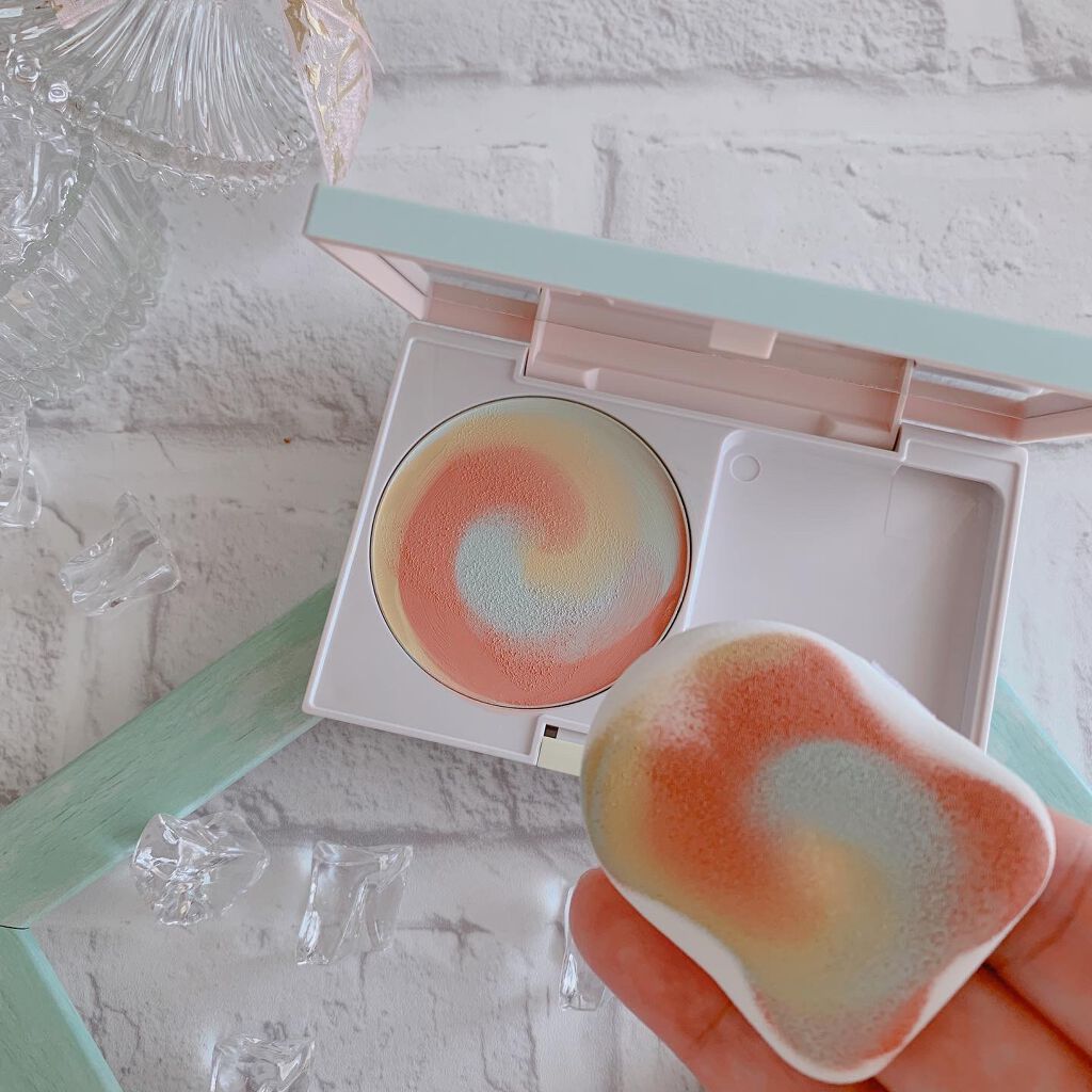 カラーブレンドグローファンデーション/ディエム クルール/クリーム・エマルジョンファンデーションを使ったクチコミ（2枚目）