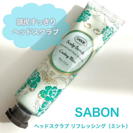 ヘッドスクラブ リフレッシング(ミント)/SABON/ヘッドスクラブを使ったクチコミ(1枚目)