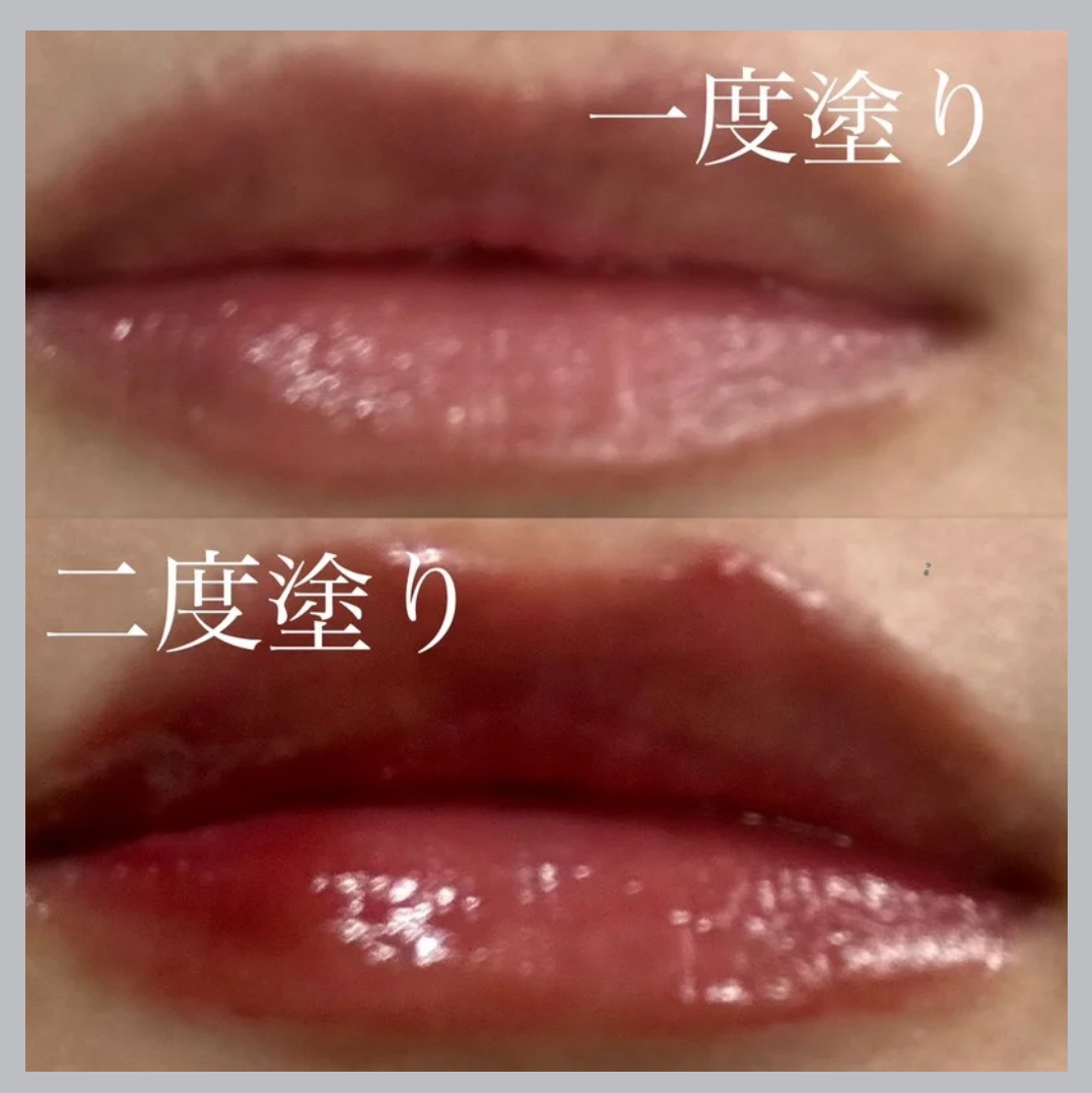 べべティント 10 ロージリー（限定）/AMUSE/リップティントを使ったクチコミ（2枚目）