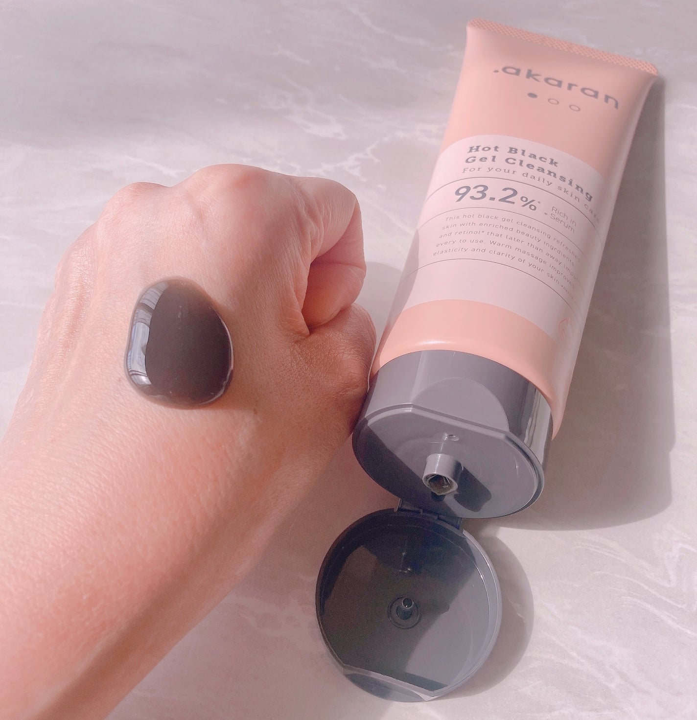 ホットブラックジェルクレンジング/.akaran/クレンジングジェルを使ったクチコミ(2枚目)