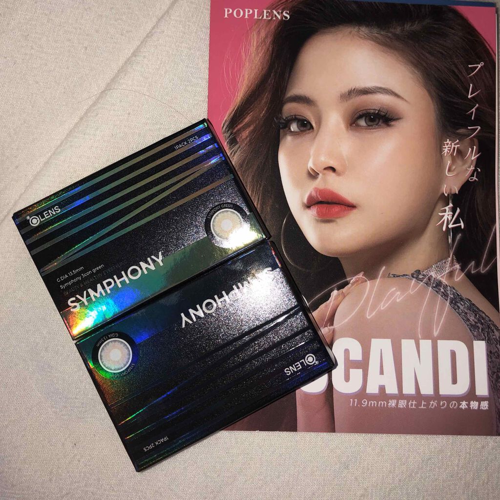 ViVi Ring 1Month グレー/OLENS/カラーコンタクトレンズを使ったクチコミ（1枚目）